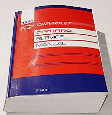 Authentic oem 1991 chevy camaro factory service shop repair manual