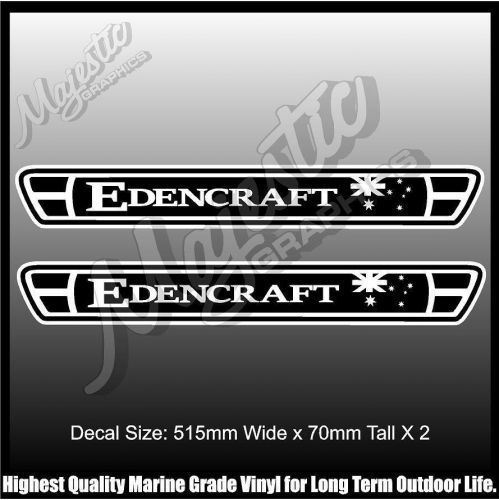 Edencraft - 515mm x 70mm x 2 - pair boat decals