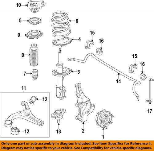 Find KIA OEM 2015 Sedona Front Suspension-Strut Bumper 54626A9000 in ...