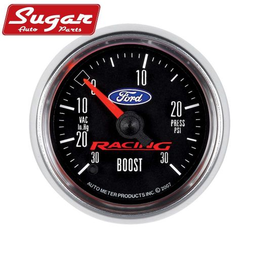 Auto meter 880074 ford racing series; boost-vac/pressure gauge