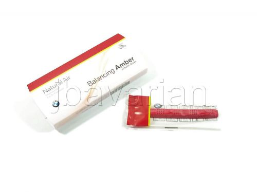 3 genuine bmw air freshener &#034;balancing amber&#034; fragrance refill sticks