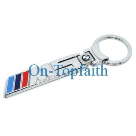 Pendant silver heavy duty key chain ring chrome fit e60 m5 5 series ///m5 