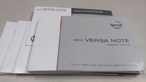 Owners manuals for 2015 versa note