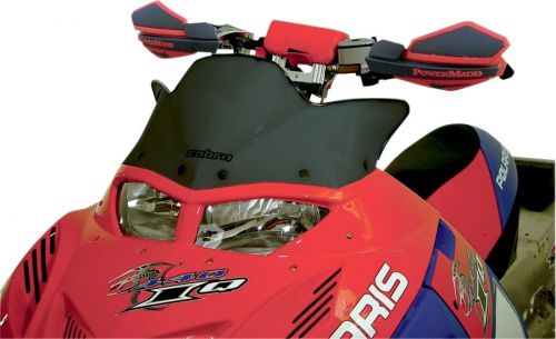 Powermadd cobra windshield - polaris low, black 12&#034;