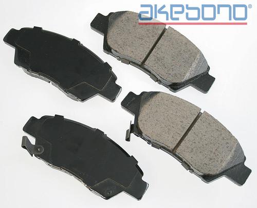 Akebono act1394 brake pad or shoe, front-proact ultra premium ceramic pads