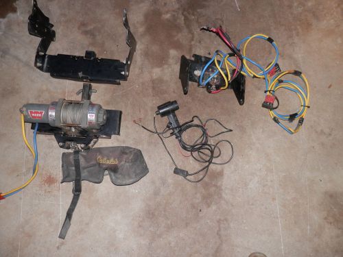 Warn atv winch  with  universal mount