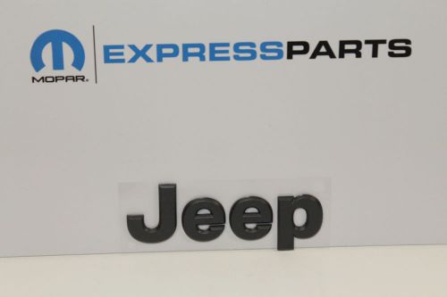 Jeep grand cherokee 68207203ab oem mopar nameplate emblem gunmetal grey 2014