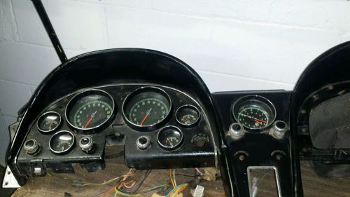 1967 corvette 427 435 complete dash and cluster