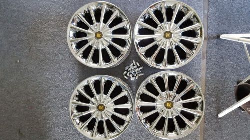 Alba &#034; reflections&#034; chrome spoke wheels 15&#034; (4 available )