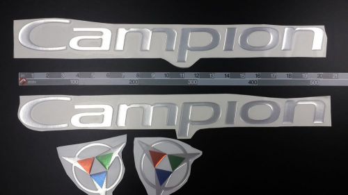 Campion boats emblem 20&#034; stickers set