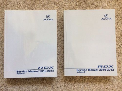 2010 acura rdx service manual set (volume 1 and 2)