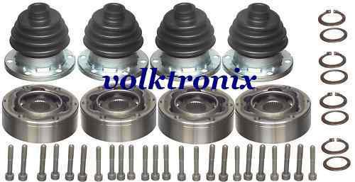 (set of 4) cv constant velocity joint kit vw volkswagen super beetle bug ghia