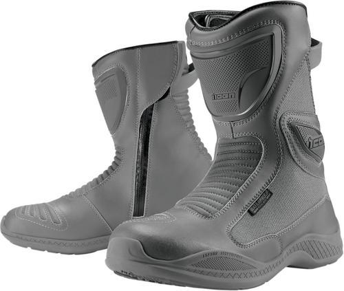 Icon womens reign motorcycle boot gray size 7.5