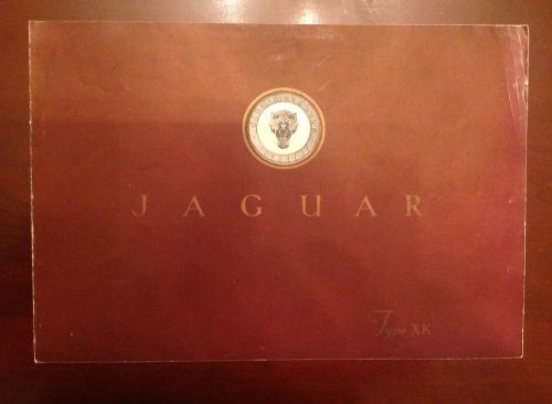 1950 jaguar type xk brochure in good condition great brochure for the colector