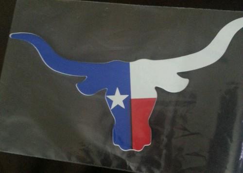 Texas longhorn scrapbooking sticker