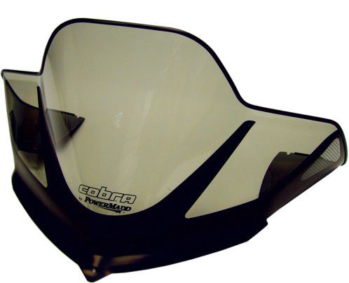 Powermadd cobra windshield - 14.75in. - tint/black graphics 10292010 14.75