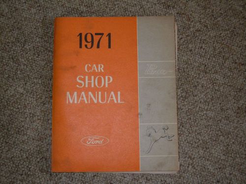 1971 ford car shop manual (pinto)