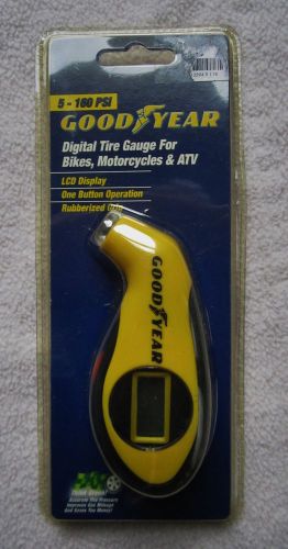 A  &#034;goodyear&#034; digital tire gauge for bikes, motorcycles &amp; atv