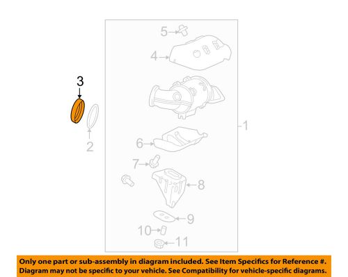 Ford oem 2012 explorer 2.0l exhaust manifold-catalytic cnvrtr clamp bb5z5a231a