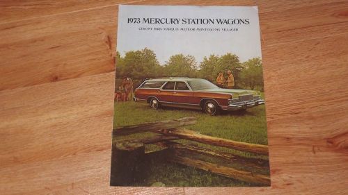 1973 mercury station wagon original dealership sales brochure