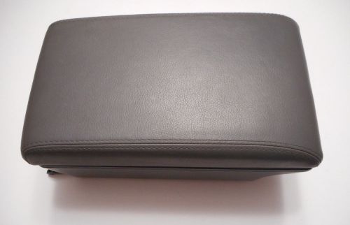 96-00 pathfinder deep gray leather console armrest box arm rest lid 1996-2000