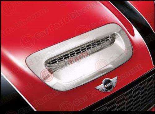 New hood scoop grille overlay - chrome, 971076