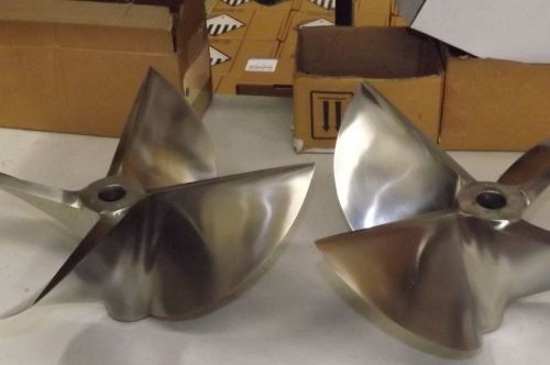 Propellers, for mercury # 6 drive 4 blade 18x35 pair