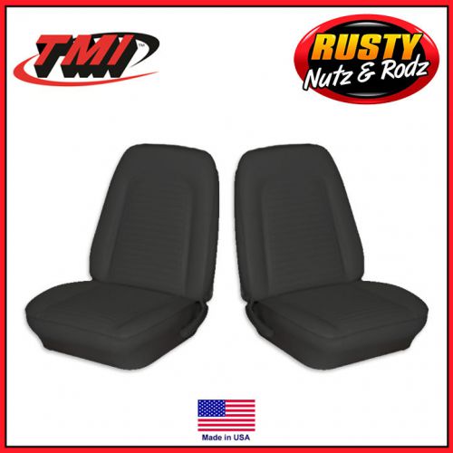 69 camaro bucket seat covers upholstery + rear bench standard tmi usa