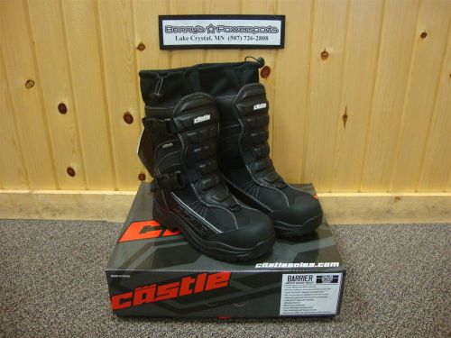 Men&#039;s castle x barrier 2 boot black snowmobile riding w waterproof membrane