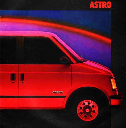 1985 chevy astro passenger van brochure-astro cs &amp; cl