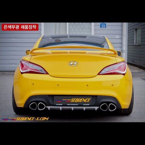 Sequence garage rear mini diffuser for hyundai genesis coupe bk1 &amp; bk2