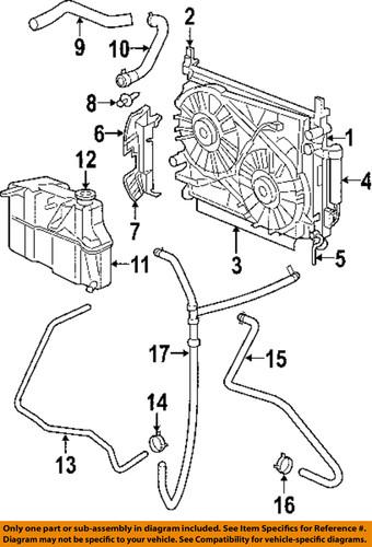 Mopar oem 4596466af engine coolant recovery tank-reservoir tank