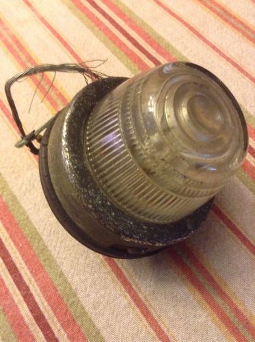 Vintage yankee 975 clear glass marker light ? turn signal ? rat rod