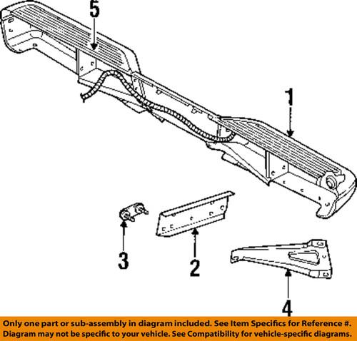 Mopar oem 6504122 front bumper-face bar bolt