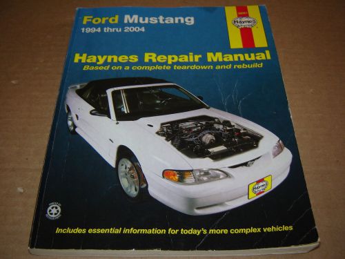 1994-04 ford mustang shop service repair manual 3.8l 5.0l 4.6l engines