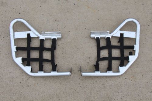 1987-2006 yamaha banshee dg ac graydon aluminum nerf bars nerfs black tusk j-69