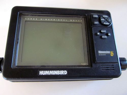 Find CLEAN WORKING HUMMINBIRD DIMENSION 3 FISH FINDER MODEL D 3 120 