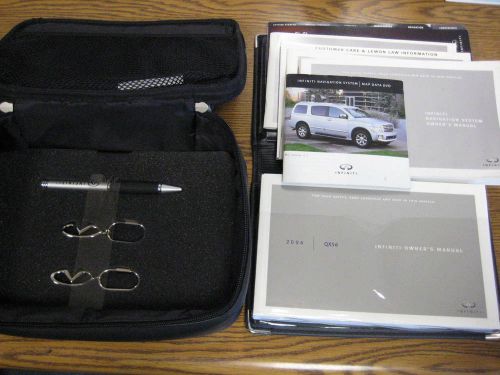 2006 infiniti qx56 genuine oem owners manual with navigation