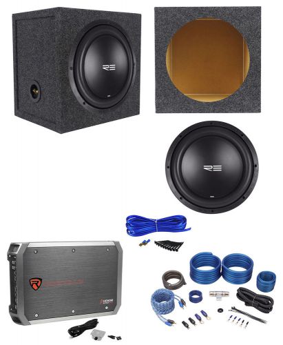 Re audio sex12d2 v2 sexv2 12&#034; 750w subwoofer+sealed box+mono amplifier+amp kit