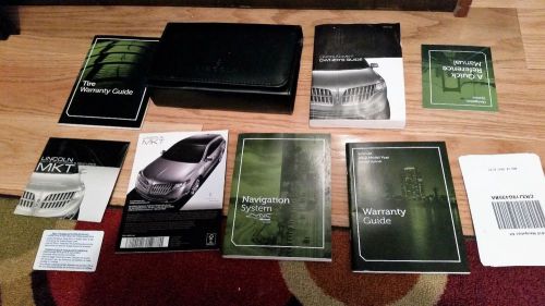 Mkt m k t 2012 lincoln owners owner&#039;s manual all models w/ navigation oem