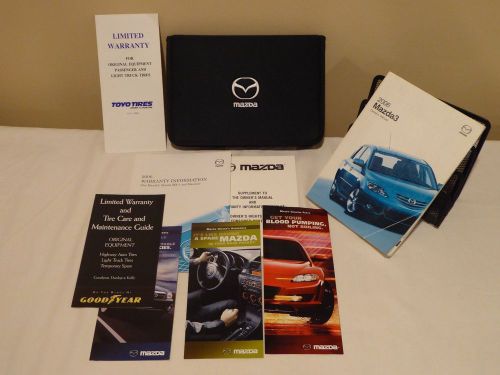 06  2006 mazda 3 owners manual - owners guide - oem