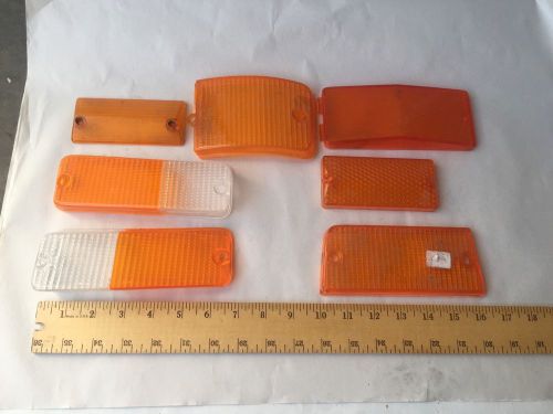 Fiat zastava peugeot amber lenses! vintage lenses! a lot! no reserve!