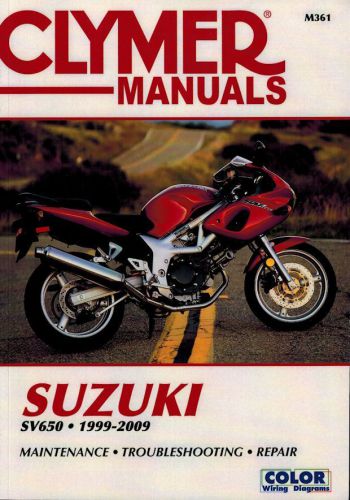 Suzuki sv650, sv650s, sv650sf repair manual 1999-2009