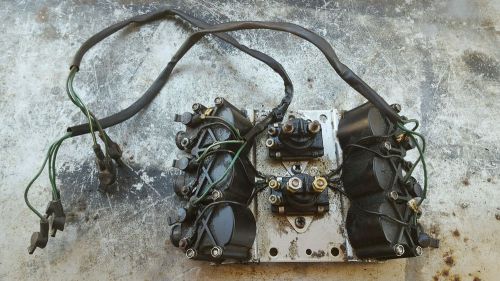 Mercury v6 coil and bracket assy with tilt trim solenoids