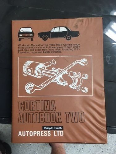 Workshop manual for 1967-1968 cortina