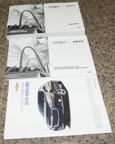 2015 chevy malibu  owners manual book