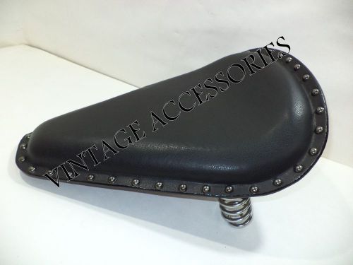 Brand new custom bobber chopper harley triumph sportster seat black