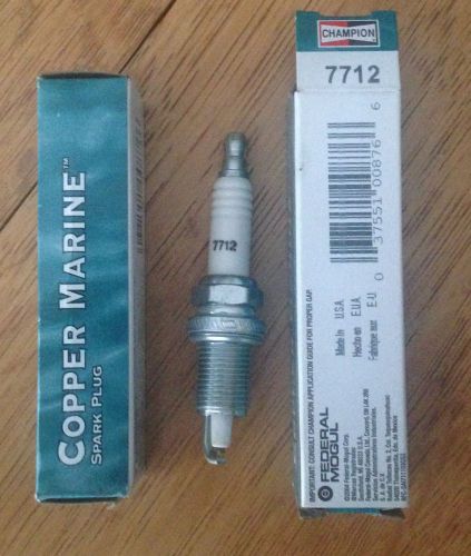 8 champion marine spark plugs copper marine 7712