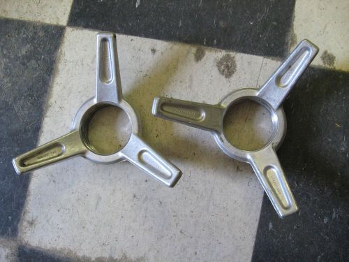 Pair of vintage halibrand knock off spinner h326a 6061 2.58&#034; dia. street rod, ra