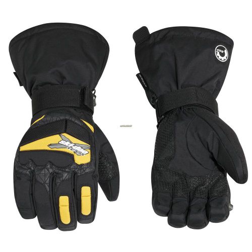 2017 ski-doo men&#039;s x-team nylon gloves - sunburst yellow